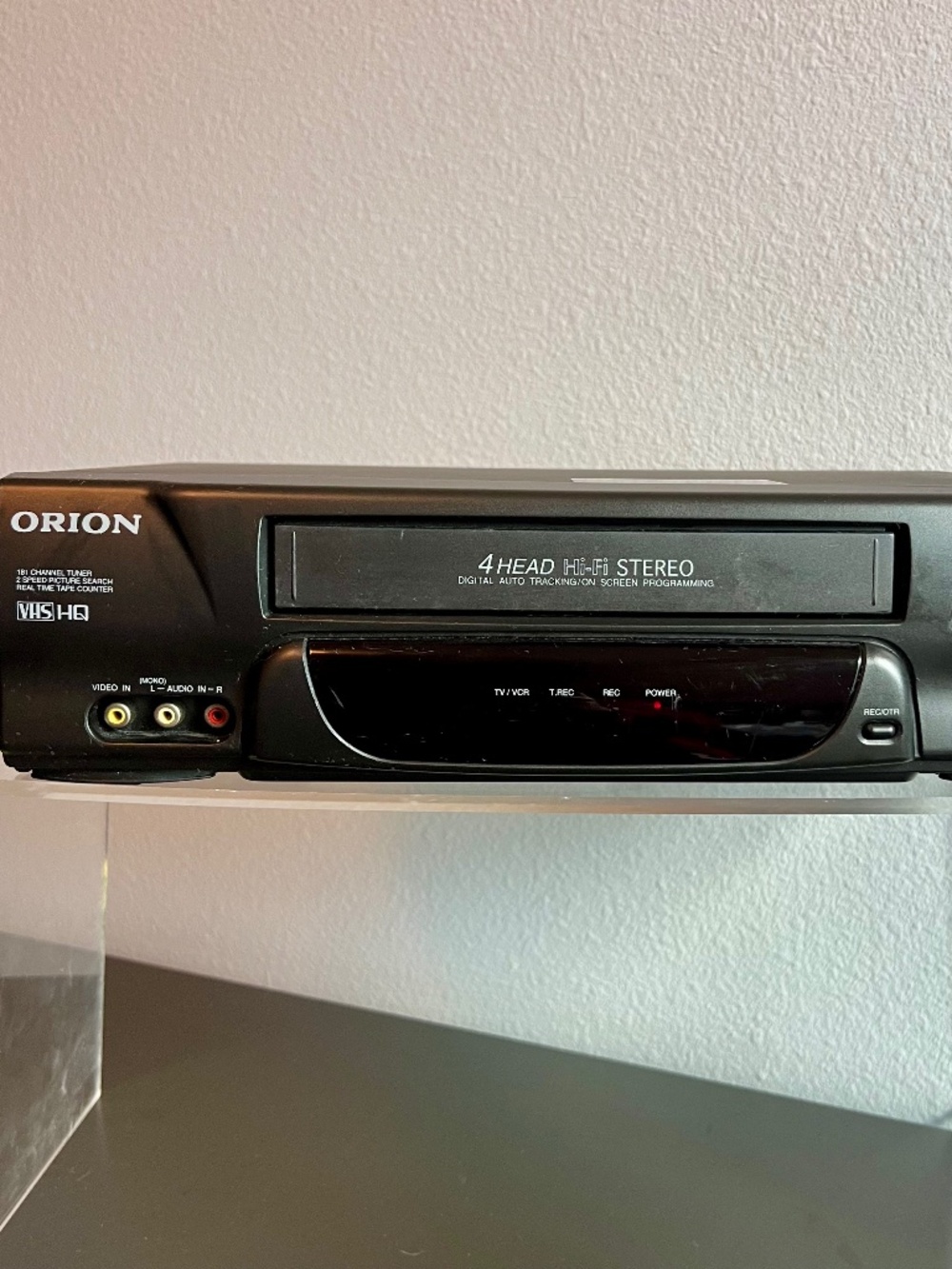 Orion VR5005 4-Head Hi-Fi Stereo VHS VCR Player Working Retro Tech No Remote